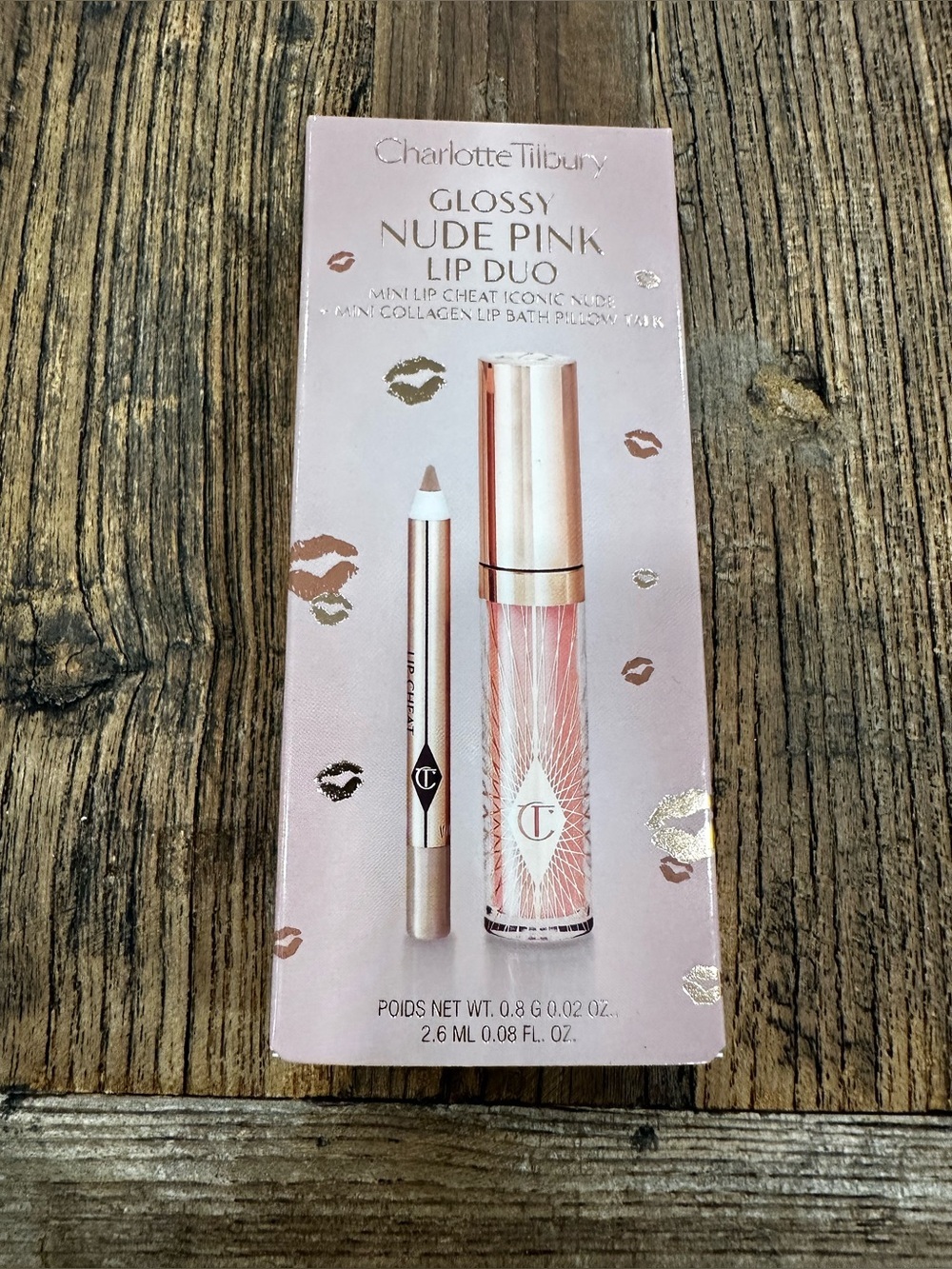 Charlotte Tilbury Glossy Nude Pink Lip Duo - Nude Pink